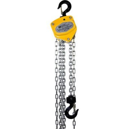 OZ LIFTING PRODUCTS OZ Lifting Manual Chain Hoist w/ Overload Protection, 1/2 Ton Capacity 30' Lift OZ005-30CHOP